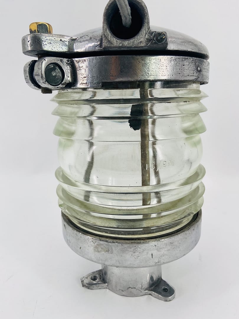 boat lamp fresnel glass aluminium
