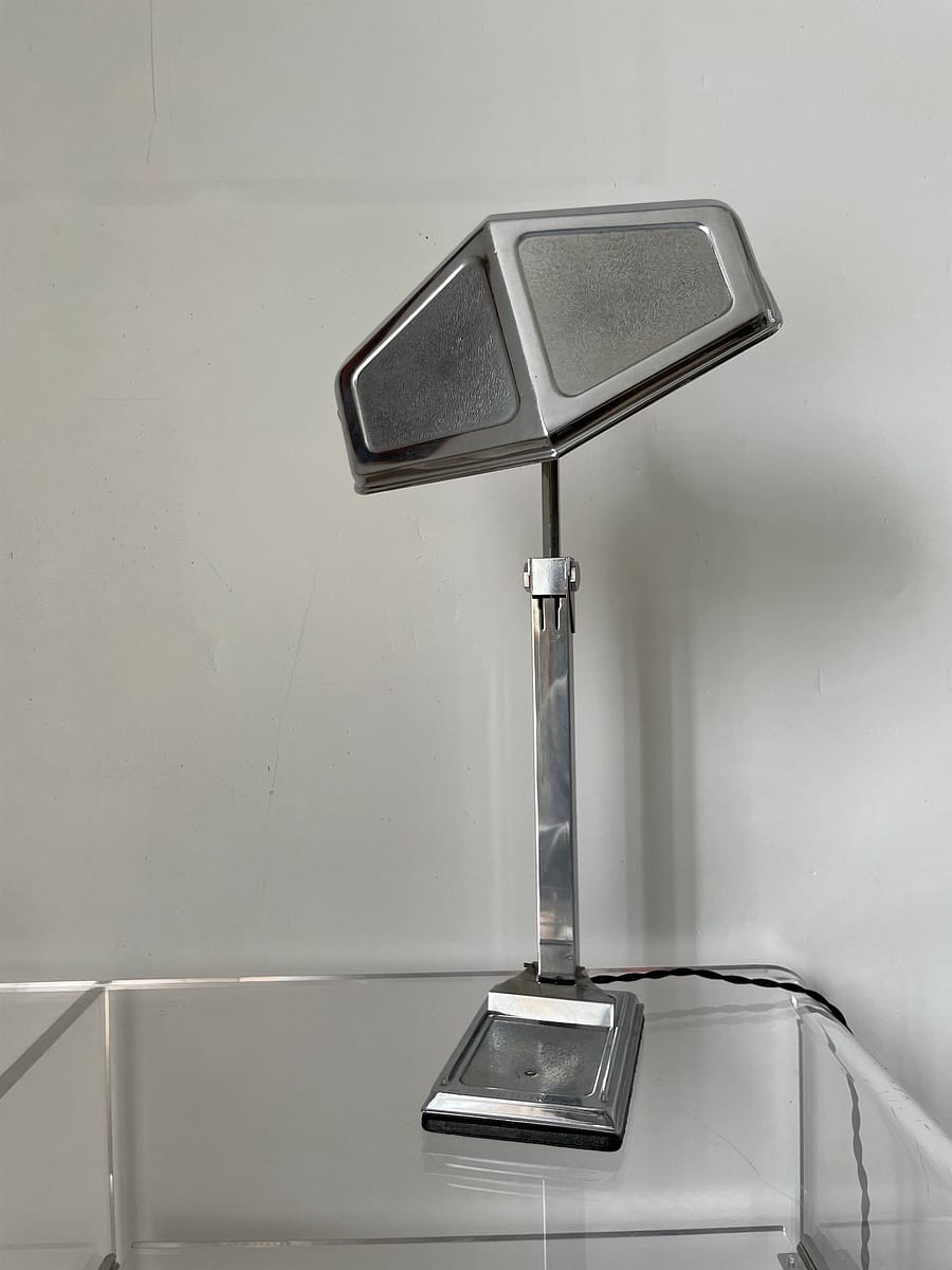 lampe pirouett 1930 métal bloc note