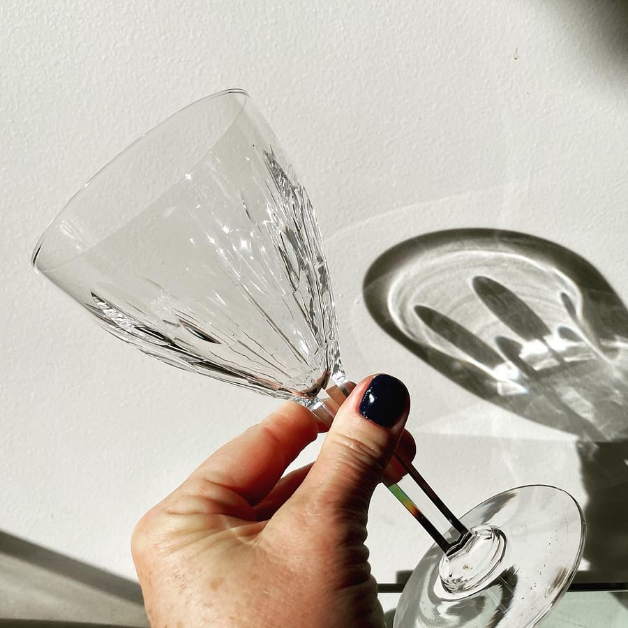 Baccarat cristal verres art déco 1930