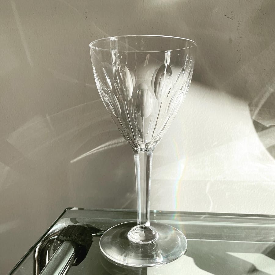 Verres cristal 1930 Art Déco Baccarat