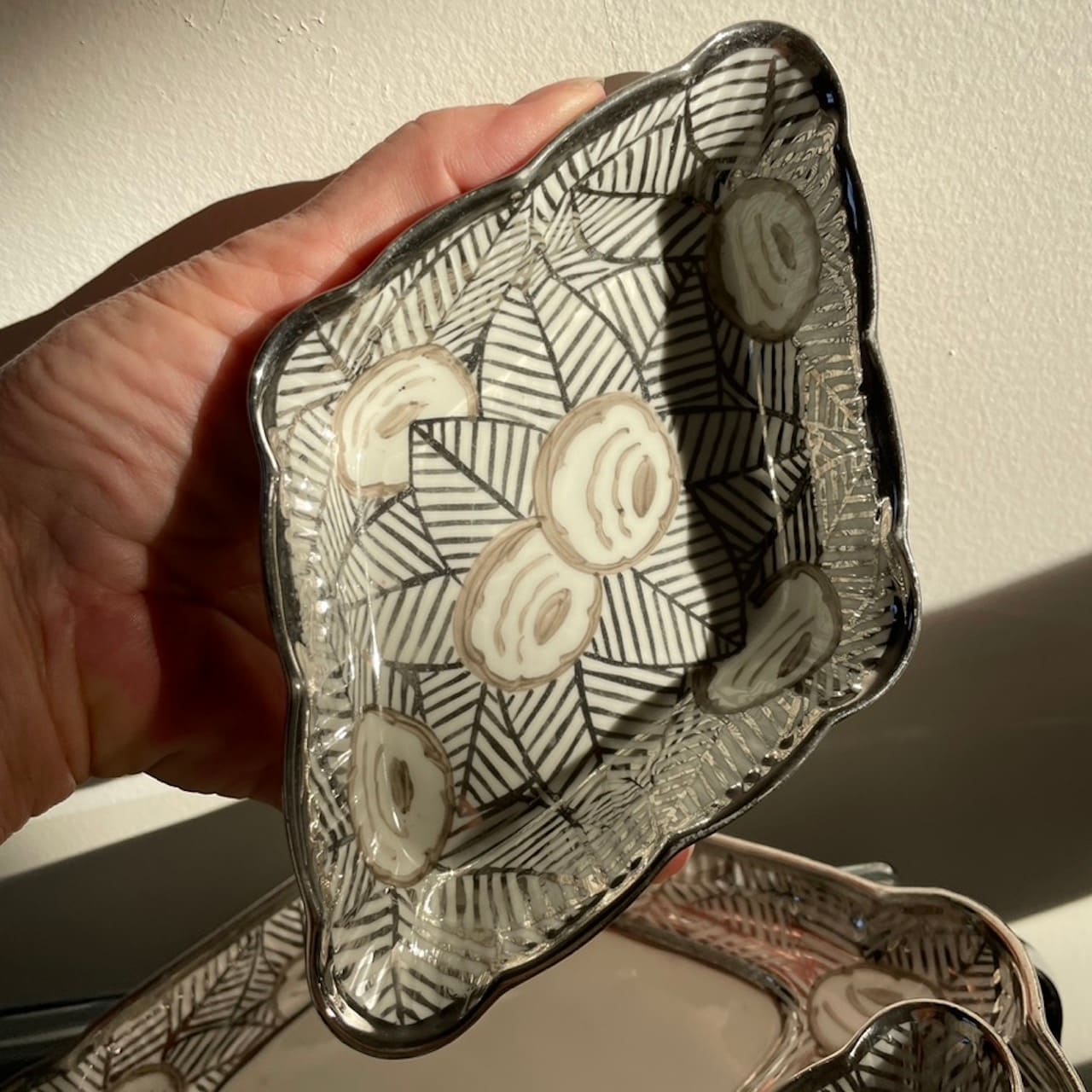 art deco french serving dish