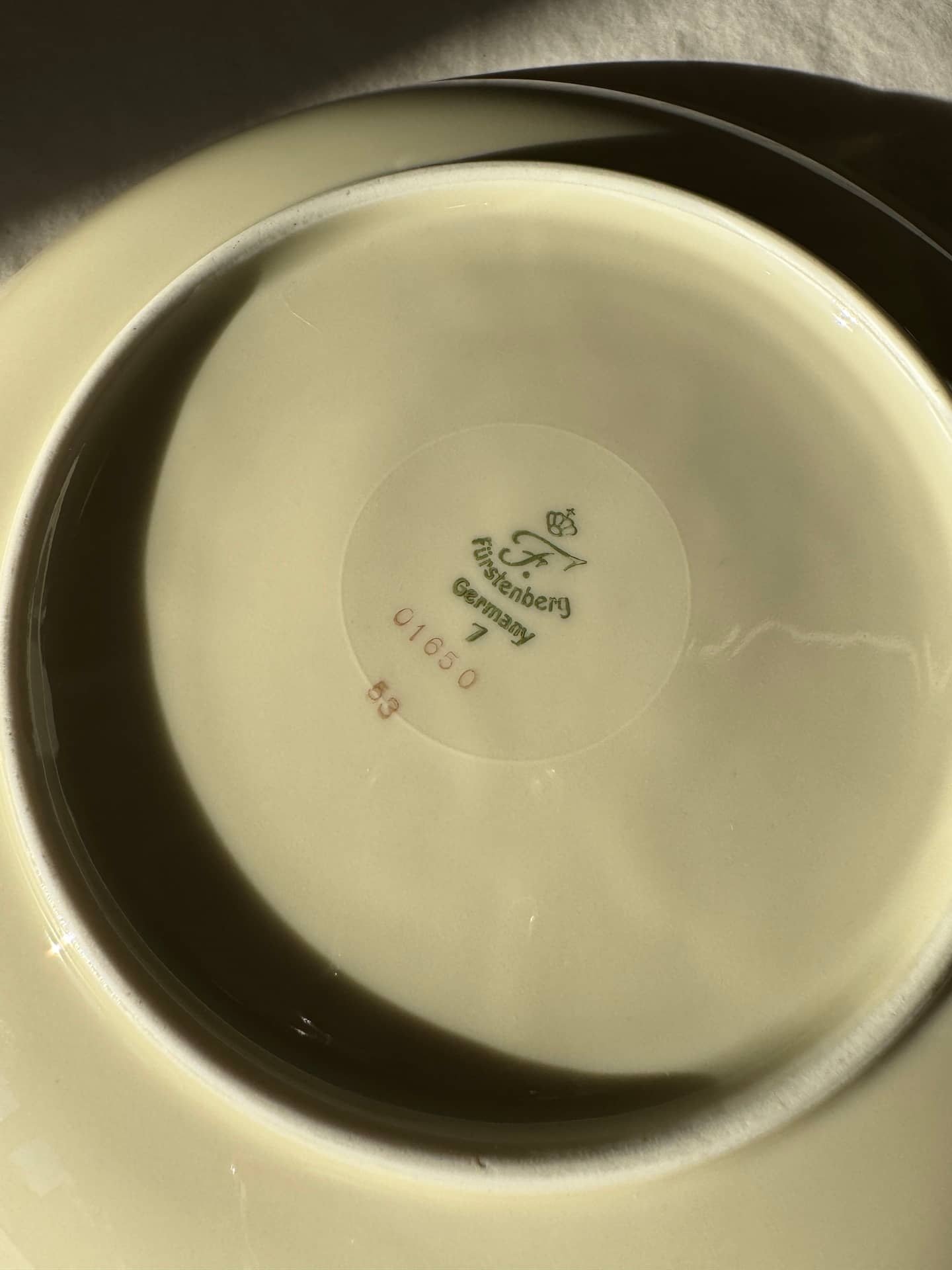 2 1 FÜRSTIN porcelain Furstenberg 1950 2