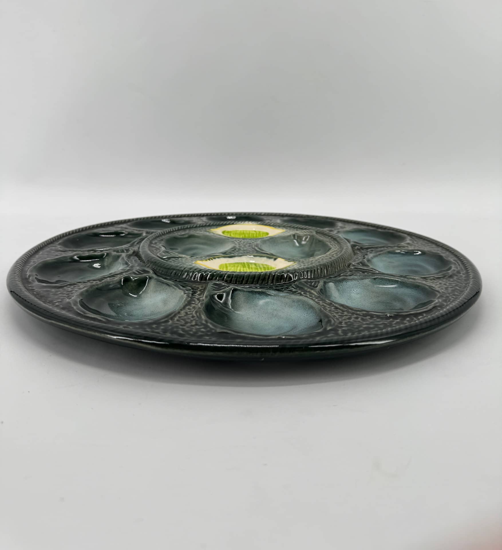 Saint Clement oyster serving plate midcentury 3