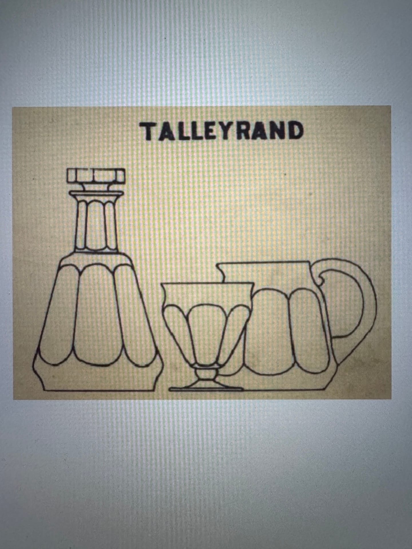 catalogue Baccarat Talleyrand